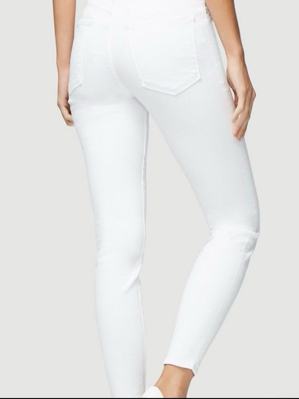 FRAME Le High Skinny Denim Jeans in White - Picture 2 of 8